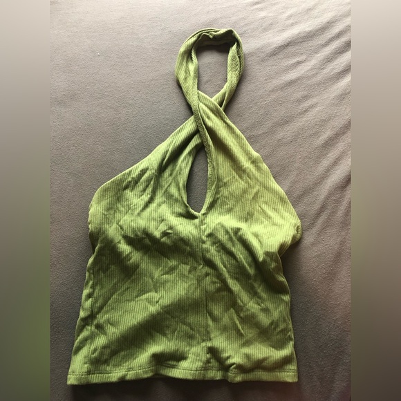 Aritzia Wilfred halter top with keyhole - Picture 2 of 4